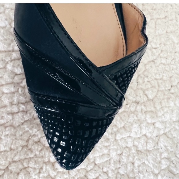 Jessica Simpson Black Animal Platforms Size 8M - Picture 3 of 7